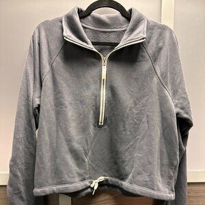 Vuori Half Zip Cropped Sweater